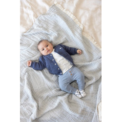 Feetje Omkeerbaar bomberjack - Blue Ocean Indigo