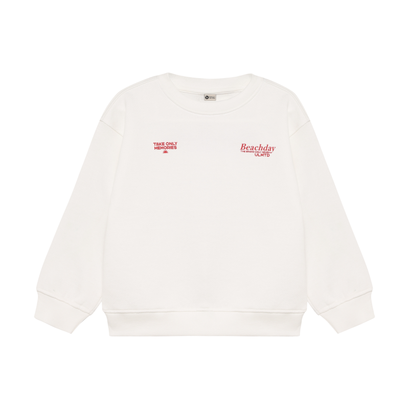 Daily Seven Oversized Sweater Artwork Egret