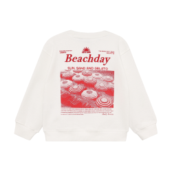 Daily Seven Oversized Sweater Artwork Egret