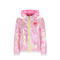 B.Nosy B.Nosy girls reversible jacket Jolie Pink Lemonade