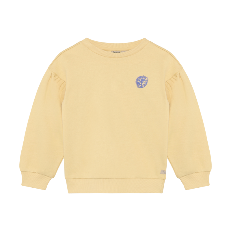 Daily Seven Sweater Print Reed Yellow