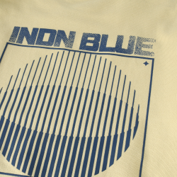 Indian Blue Jeans Loose Fit Sweater Backprint Yellow