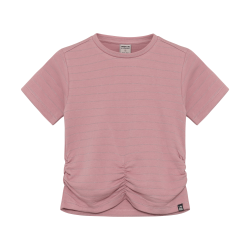 Indian Blue Jeans Cropped Top Metallic Purple