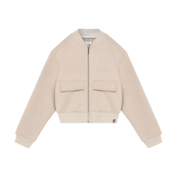 Indian Blue Jeans Sweat Pocket Jacket Sand