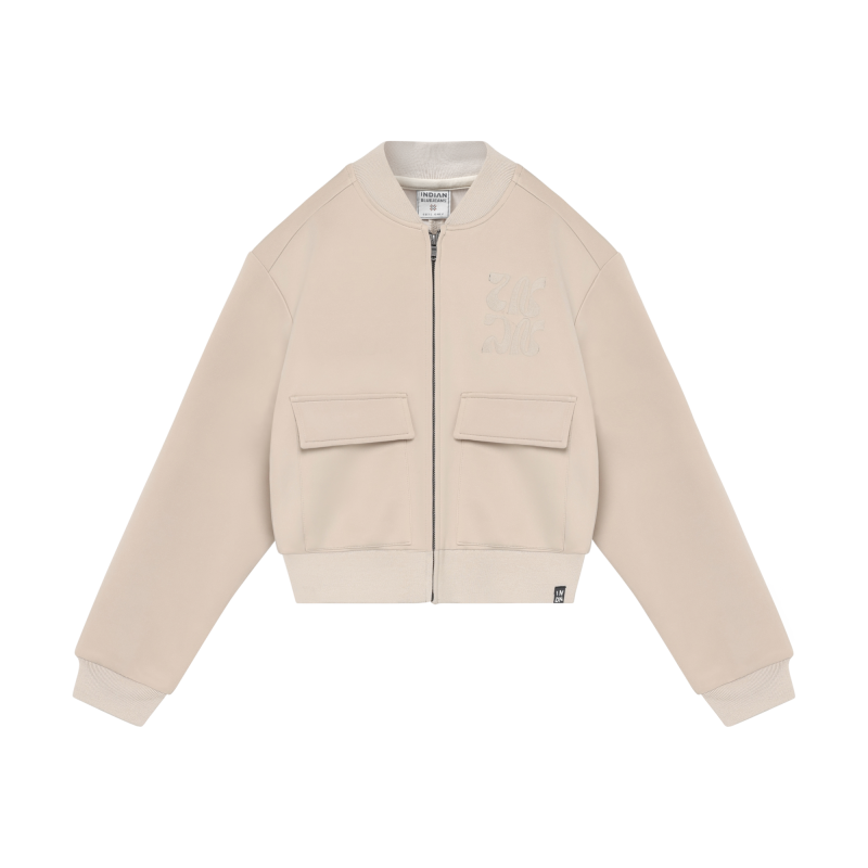 Indian Blue Jeans Sweat Pocket Jacket Sand