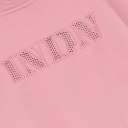 Indian Blue Jeans Sweater Back Mesh Purple