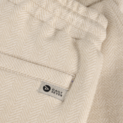 Daily Seven Herringbone Pants Latte Sand