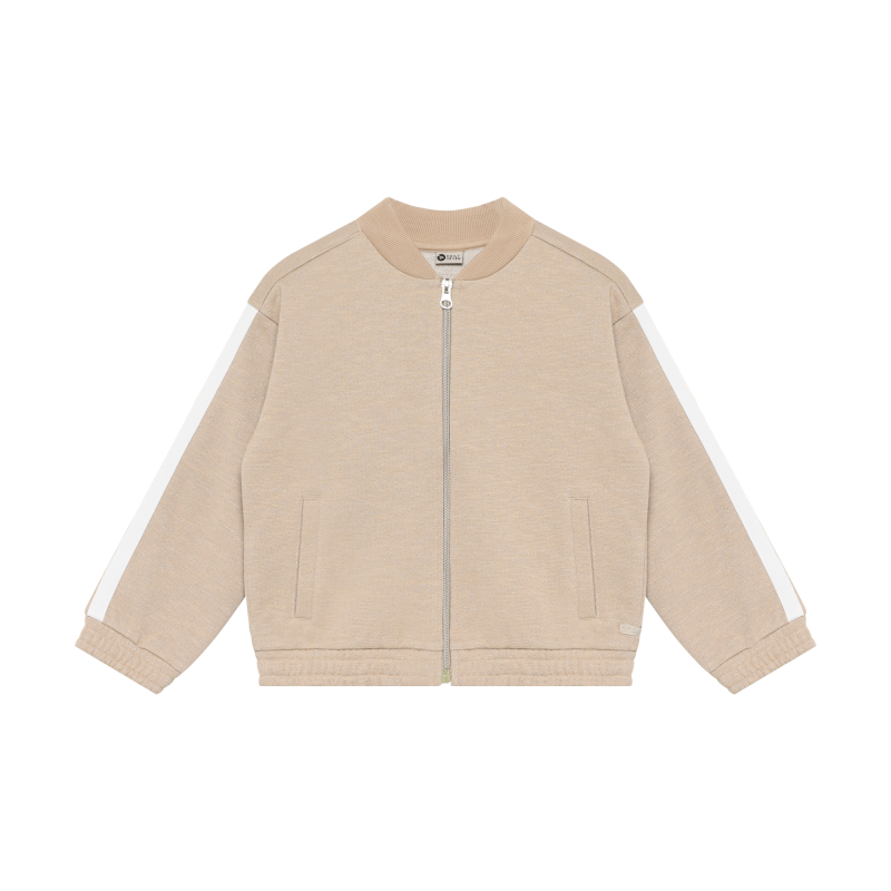 Daily Seven Sweat Jacket Glitter Latte Sand