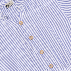 Daily Seven Dress Stripe Ruffle Lolite