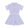 Daily Seven Dress Stripe Ruffle Lolite