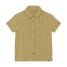 Daily Seven Shirt Small Stripe Pale Olive Green