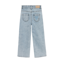 Daily Seven Denim Wide Fit Heart Light Blue Denim