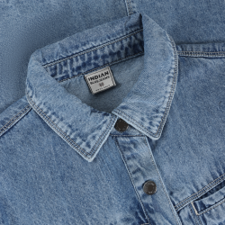 Indian Blue Jeans Dress Denim  Blue