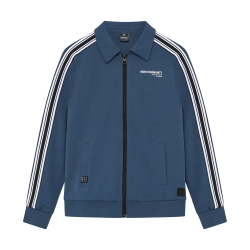 Indian Blue Jeans Zip Jacket IND Tape Blue