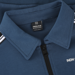 Indian Blue Jeans Zip Jacket IND Tape Blue