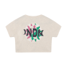 Indian Blue Jeans T-shirt Cropped Back Artwork Sand