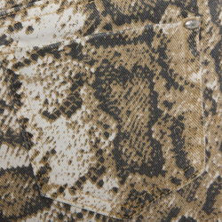 Indian Blue Jeans Short Loose Fit Print Sand