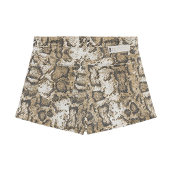 Indian Blue Jeans Short Loose Fit Print Sand