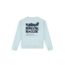 Ballin Junior Surfers Paradise House Crewneck Sweater Lt Blue