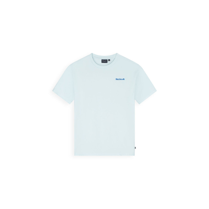 Ballin Junior Ballin Watercolor Effect T-shirt Lt Blue