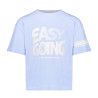 Geisha T-shirt easy going light blue/off-white