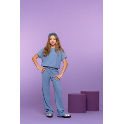 Geisha Sweater ss comfy jeans blue