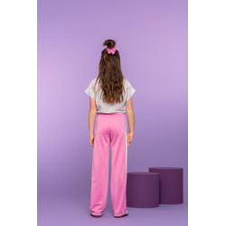 Geisha Track pants stripe pink