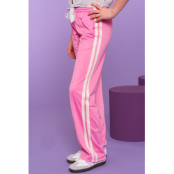 Geisha Track pants stripe pink
