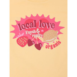 LOOXS Little T-shirt SS ruffles Banana Shake