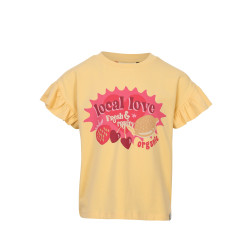 LOOXS Little T-shirt SS ruffles Banana Shake