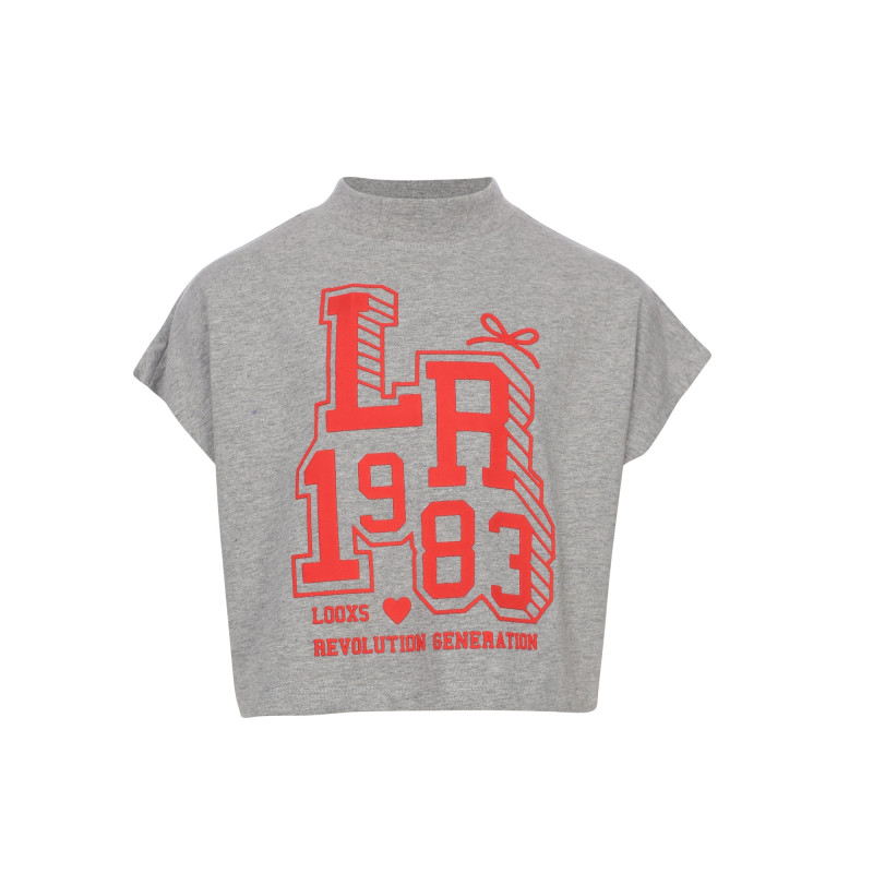 LOOXS 10sixteen T-shirt SS Grey Melee
