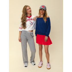 LOOXS 10sixteen interlock  V neck T-shirt Ivory