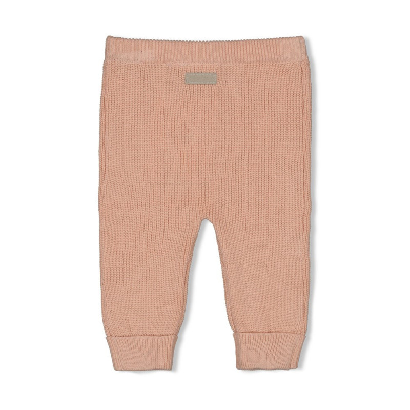 Feetje Broek gebreid - The Knits Roze