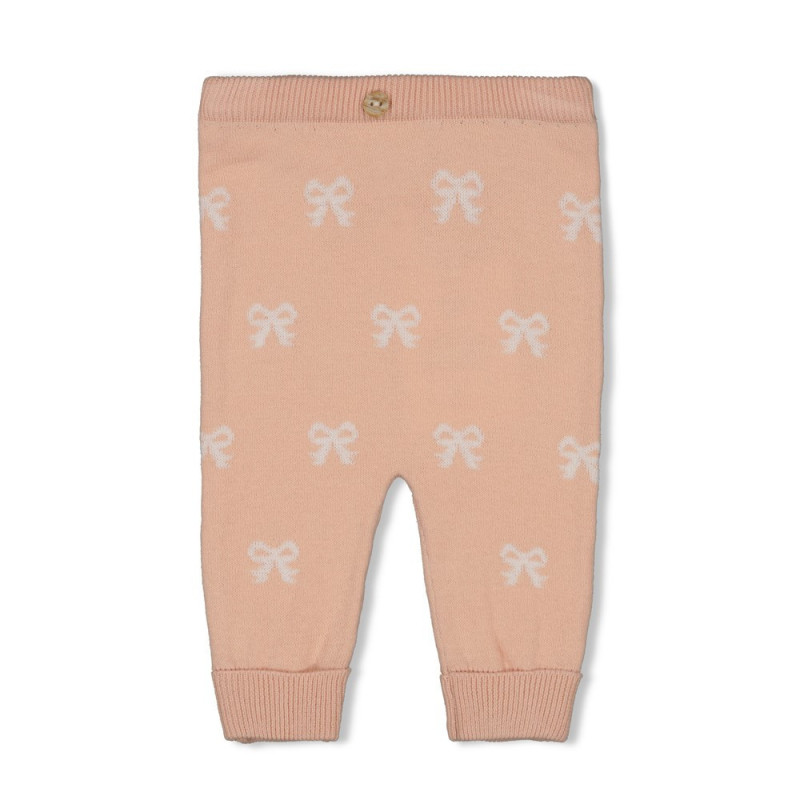 Feetje Broek gebreid AO - The Knits Roze