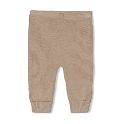 Feetje Broek gebreid - The Knits Zand melange