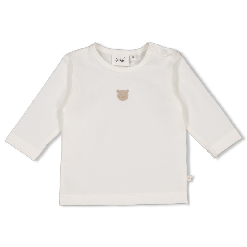 Feetje Longsleeve embroidery beer - The Knits Offwhite