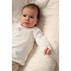 Feetje Longsleeve embroidery beer - The Knits Offwhite