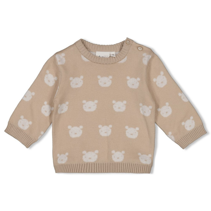 Feetje Sweater gebreid AO - The Knits Zand melange