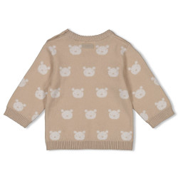 Feetje Sweater gebreid AO - The Knits Zand melange