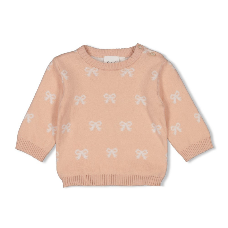 Feetje Sweater gebreid AO - The Knits Roze