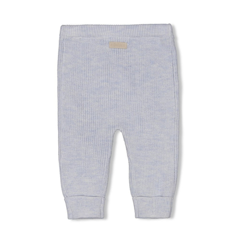Feetje Broek gebreid - The Knits Blauw melange