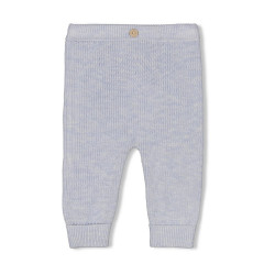 Feetje Broek gebreid - The Knits Blauw melange