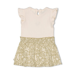 Feetje Jurk AOP k/m - Let Your Dreams Blossom Groen