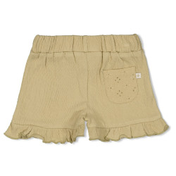 Feetje Short crinkle ruches AOP - Let Your Dreams Blossom Groen