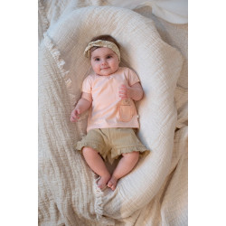 Feetje Short crinkle ruches AOP - Let Your Dreams Blossom Groen