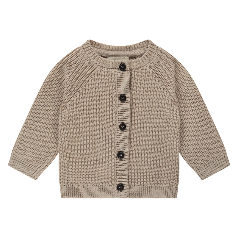 A Tiny Story baby cardigan Nougat