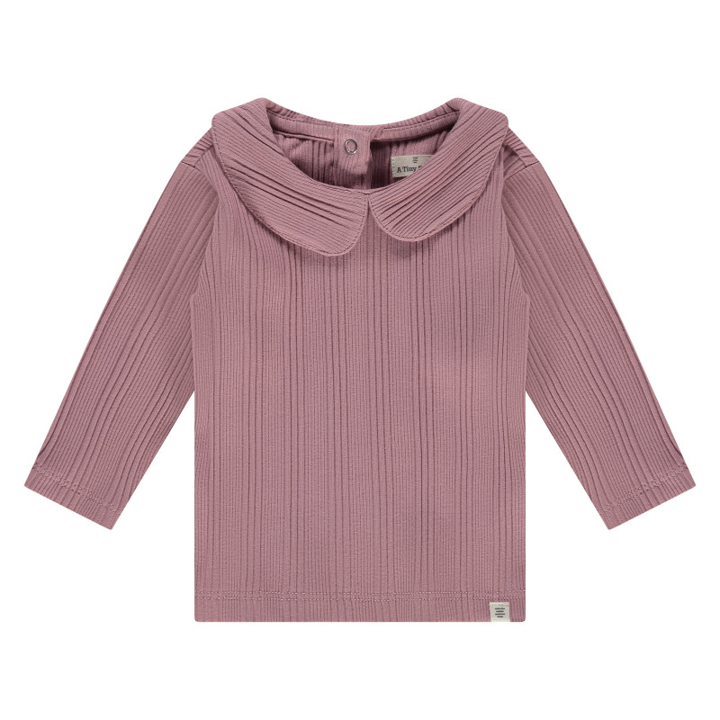 A Tiny Story baby t-shirt long sleeve Rouge