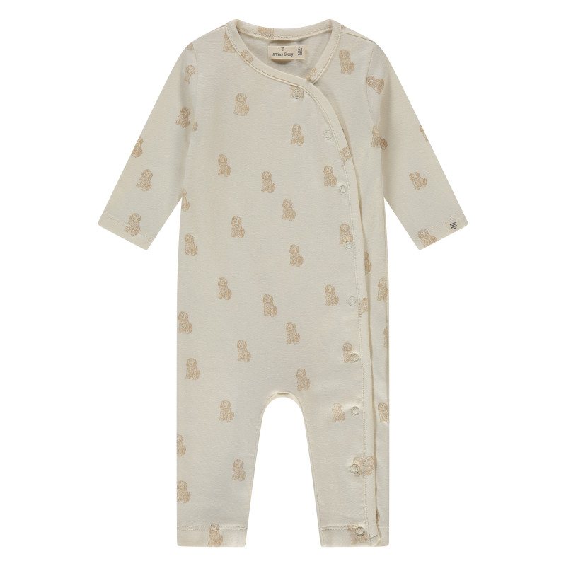 A Tiny Story baby suit Ecru
