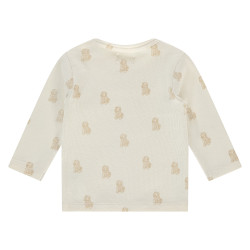 A Tiny Story baby t-shirt long sleeve Ecru