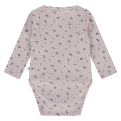 A Tiny Story baby romper long sleeve Light mauve